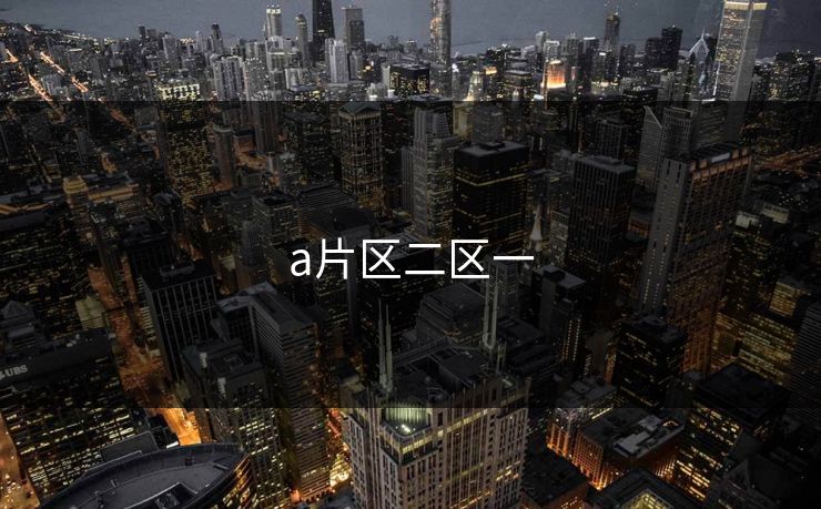 a片区二区一