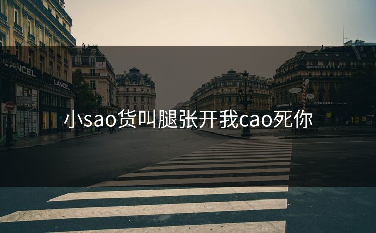 小sao货叫腿张开我cao死你